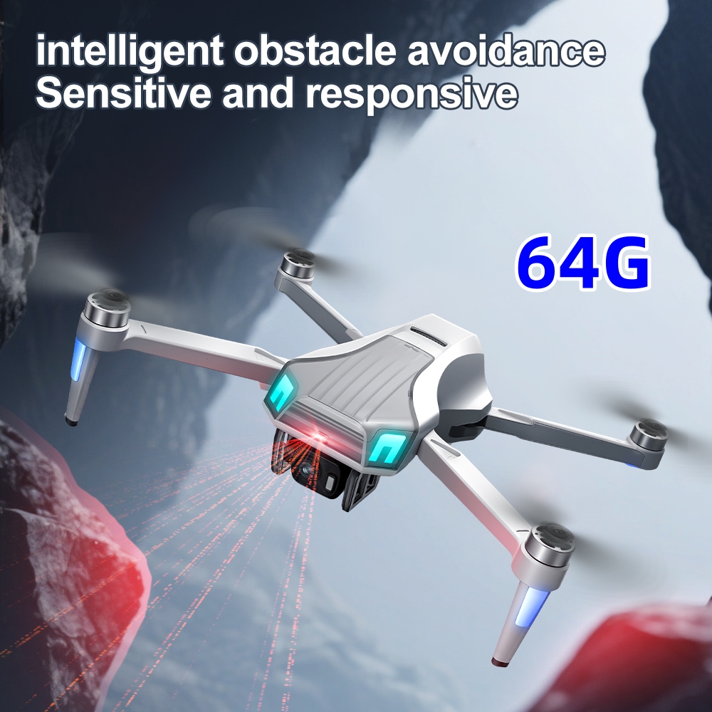 Drone Gimbal 2 Axis - Drone GPS NCZOBOE U55 avec télécommande