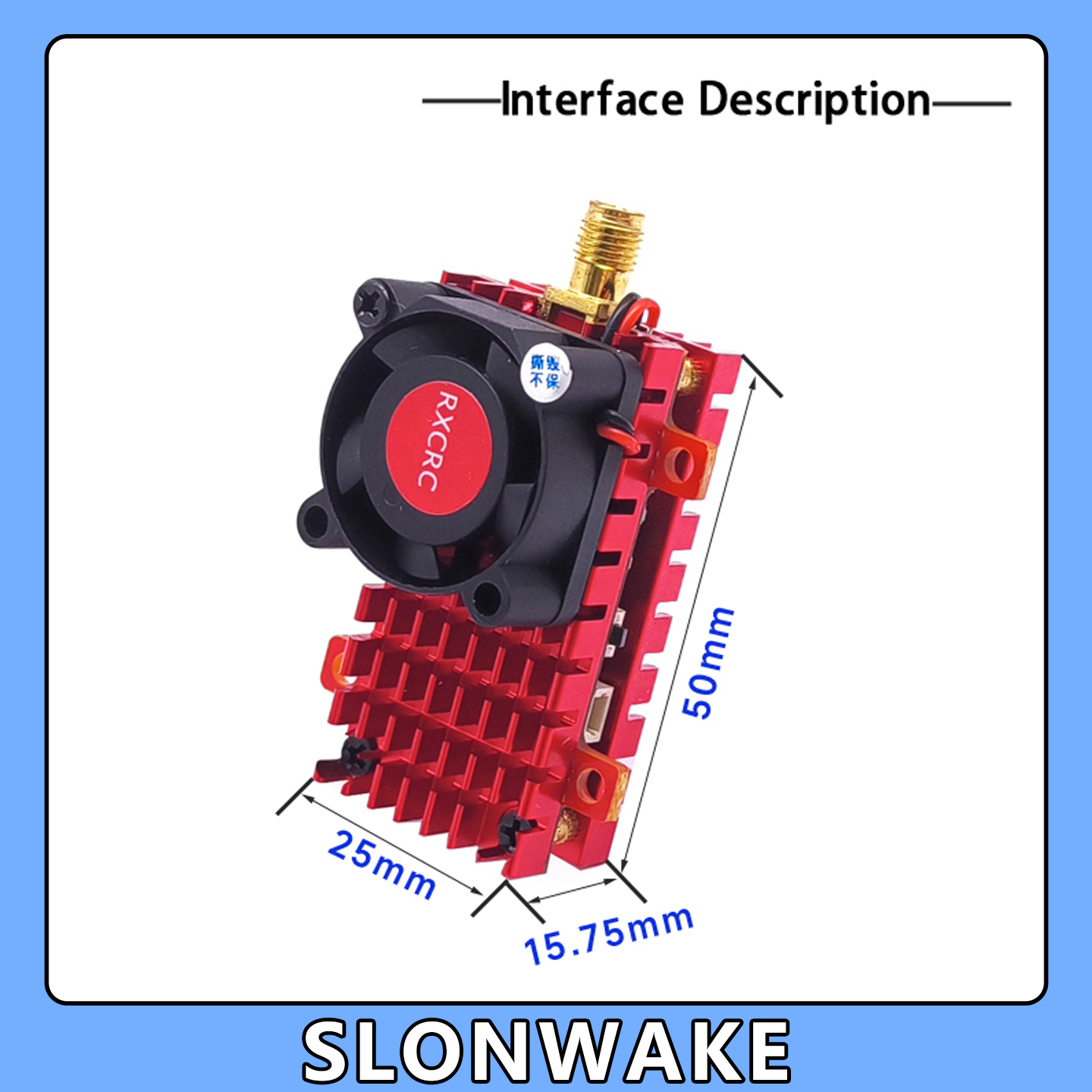 SLONWAKE 5.8G 2W VTX FPV 1800T - Drone Gimbal Controller avis et prix