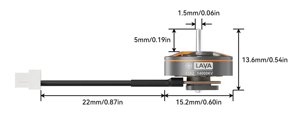 BETAFPV LAVA série 1102 14000K - Drone Gimbal Controller avis et prix