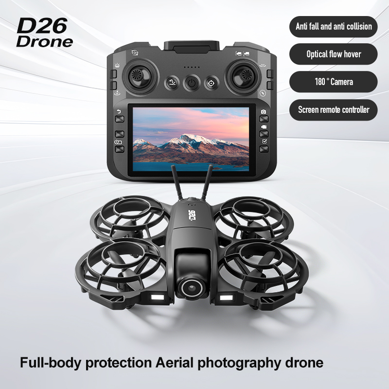 Drone D26 4K Aérien HD 180 °   - Drone Gimbal 2 Axis avis et prix