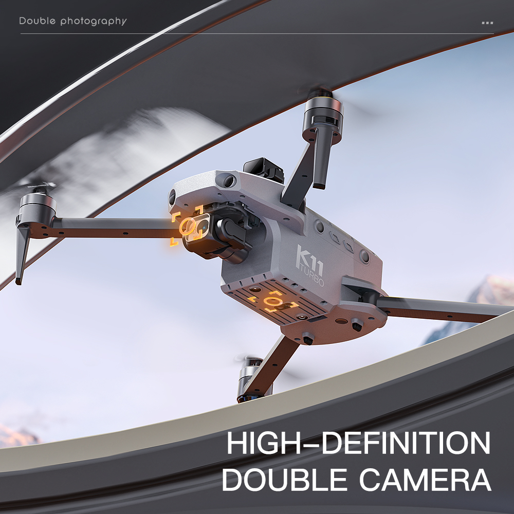 Drone K11 Tubro à double camér - Drone Gimbal Mount avis et prix