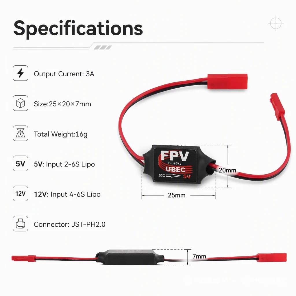 Module d'alimentation abaisseu - Drone Gimbal For Gopro avis et prix